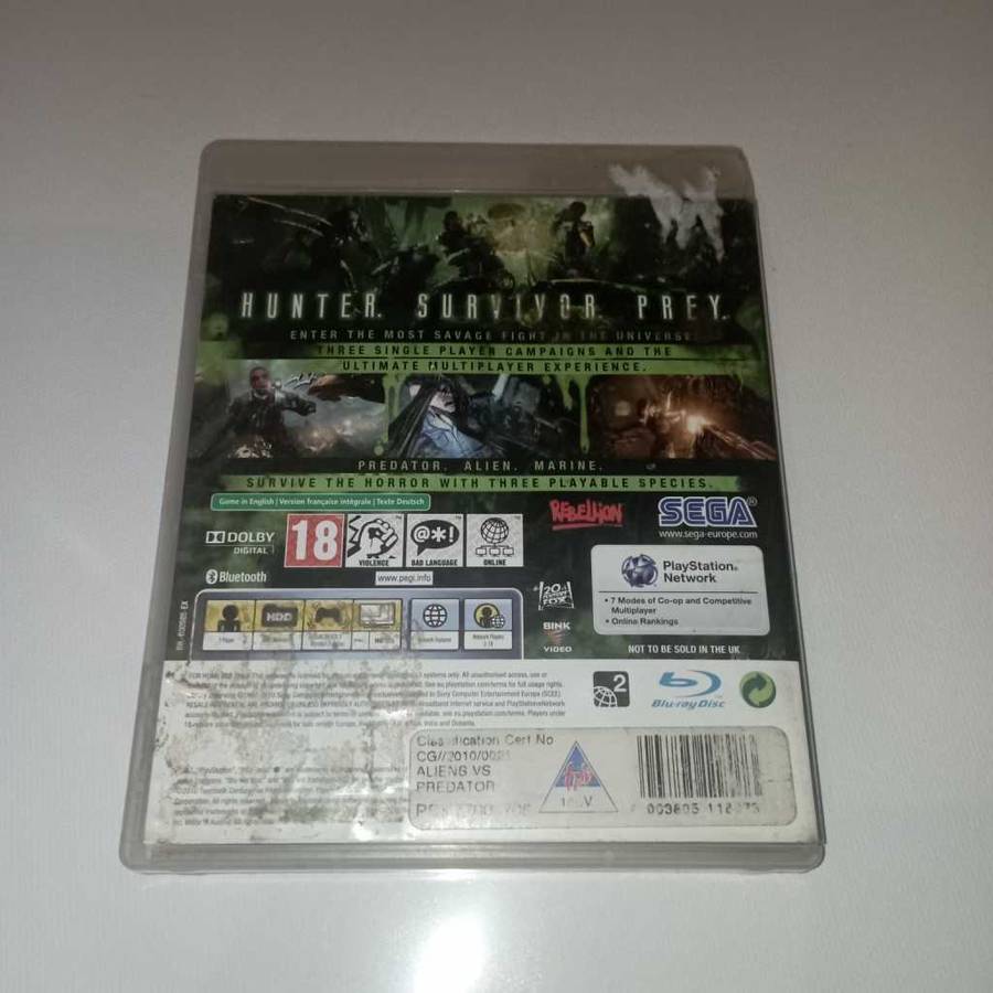 Aliens vs Predator [PS3] **CIB**